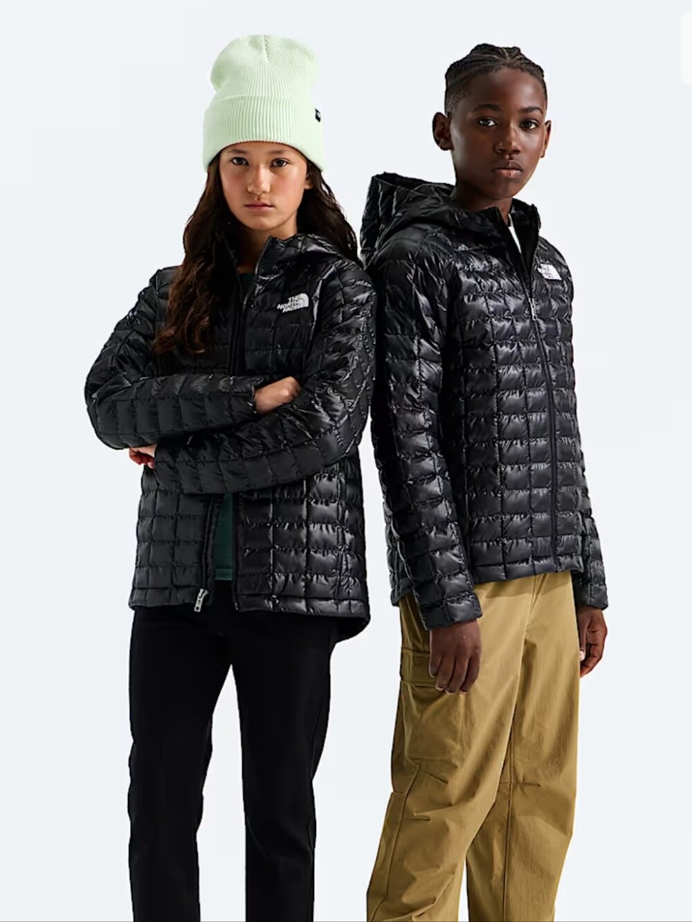 The North Face Hooded Thermoball Teen Size L New NWT $150 BLACK